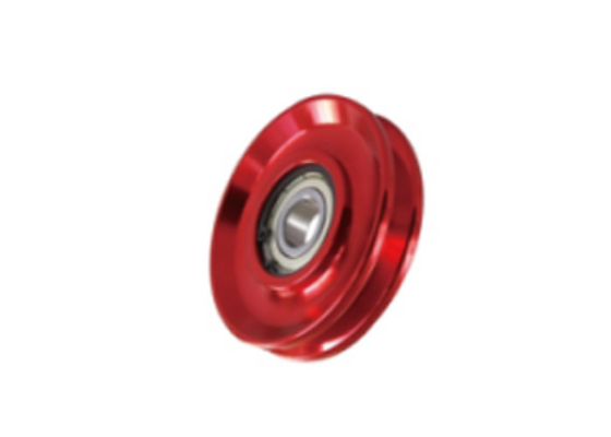 Vật liệu hợp kim Thiết bị tập thể dục Ròng rọc 4.5 Inch Thiết kế màu đỏ Thiết bị y tế Rollers