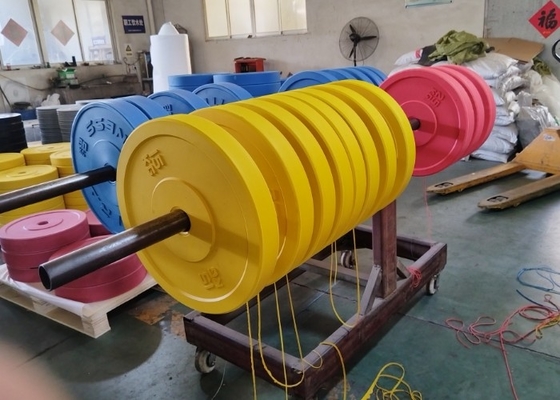 Đĩa nâng tạ bằng sắt bề mặt mịn cho vận động viên chuyên nghiệp