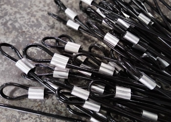 6.5MM Gym dây thừng màu đen cho tập thể dục mềm và sức mạnh