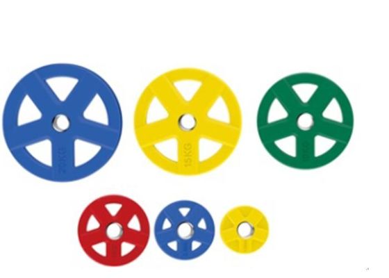 Bảng nâng cân tiếng ồn thấp Phiên bản bọc cao su Kháng va chạm cao Bảng bền được thiết kế cho phòng tập thể dục hạng nặng