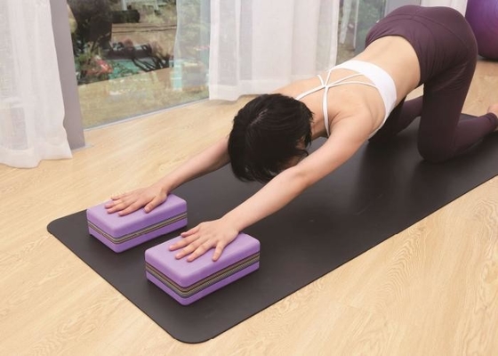 Bài tập 1300G Chiều rộng 150mm Chiều rộng 10mm Khối Yoga TPE dày 10mm