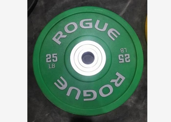 Tấm tạ tạ bằng cao su PU màu đen / Tấm nâng tạ 2,5 - 25kgs